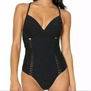 Jessica Simpson Rose Bay One Piece Swimsuit